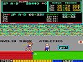Track & Field arcade gameplay. (c) Konami 1983 produced with mame and fraps