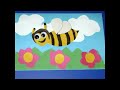 Como hacer una tarjeta de abejita para la primavera