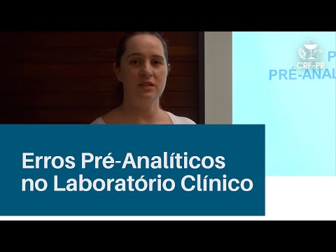 Erros Pré-Analíticos no Laboratório Clínico