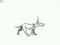 4 legged walk cycle dog