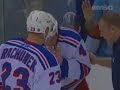 Chris Simon Slashes Ryan Hollweg's Face
