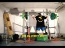 Box Squats w. Chains: 7 x 180 kg (396 lbs)