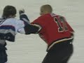 Ryan Kesler vs Jarome Iginla from the Vancouver Canucks at Calgary Flames game on Feb 3, 2006. via www.hockeyfights.com