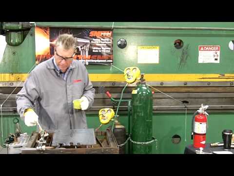 how to set oxygen and acetylene