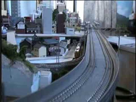 鉄道模型　レイアウト　小田急と富士急