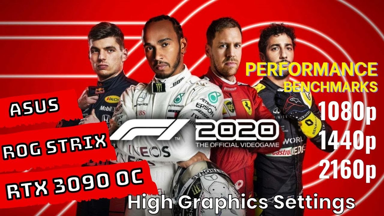 F1 2020 RTX 3090 Benchmarks 1080p | 1440p | 4K [ROG STRIX RTX 3090 OC]