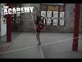 Muay Thai training - front kick Muay Thai training - front kick