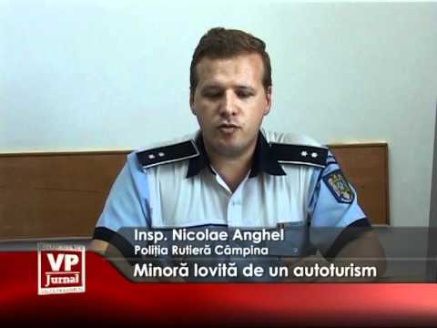 Minoră lovită de un autoturism