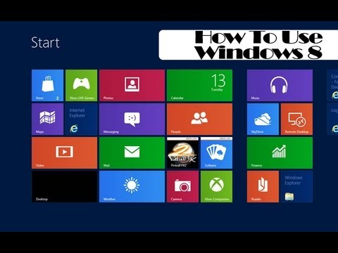 how to use windows 8