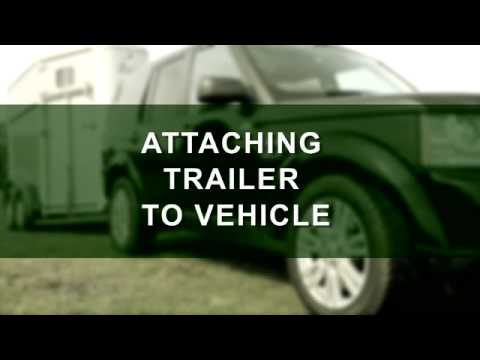 how to hitch up a horse trailer