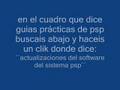 minitutorial como actualizar PSP normal y slim   SOLO ORIGINALES