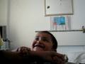Noah smiling and talking