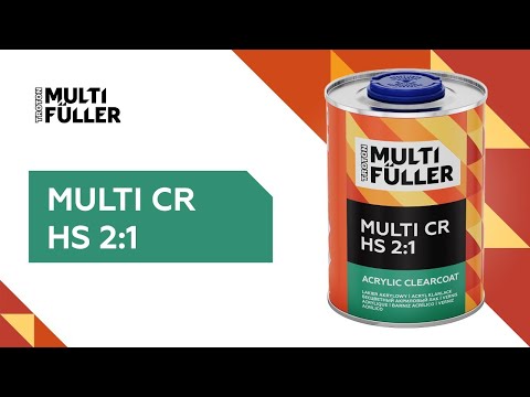 Нанесение бесцветного лака MULTI CR HS 2:1 Multi Füller
