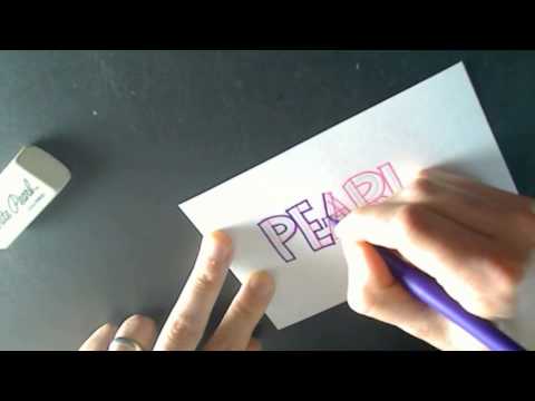how to draw block letter t