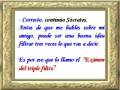 SOCRATES. tres filtros