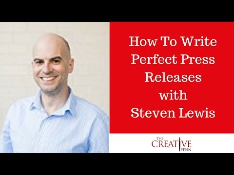 how to write press release