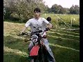 Alex rides a xt250