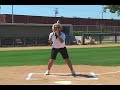 Fastpitch Hitting Instruction by Sue Enquist - Heel Plant