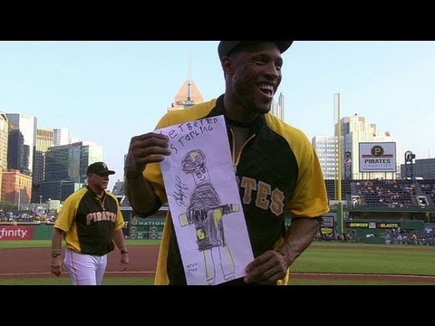 Video: Young fan wants Marte to get well soon