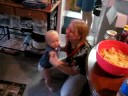 Jonah's first steps on his first B-day!