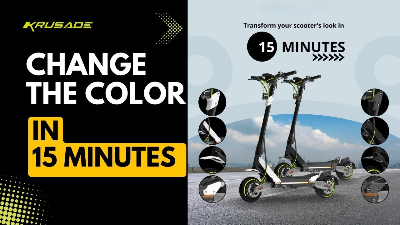 SPARKEE Electric Scooter Color Changing | 15 Minutes to a New Ride!