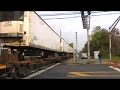 CSX Slow Train In Bergenfield, NJ CSX Slow Train In Bergenfield, NJ