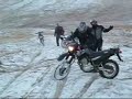 Enduro on a freezing day
