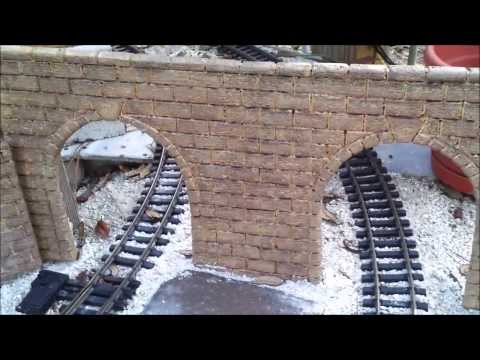 how to make an o gauge tunnel