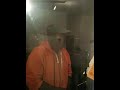 Going in- Hollywood P in booth recording