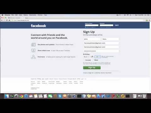 how to i sign up for facebook