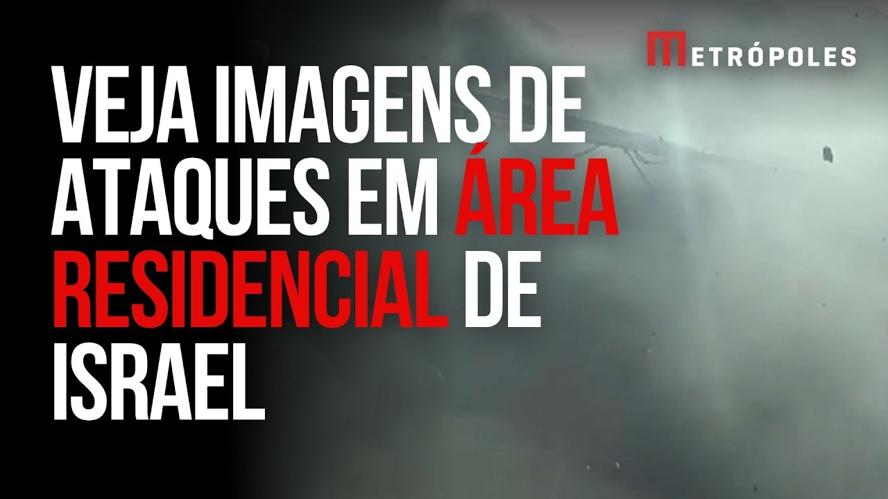 Câmeras de segurança mostram ataque a área residencial em Israel