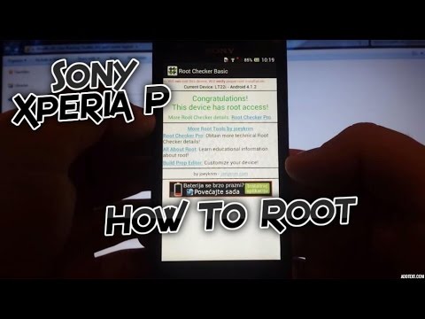 how to root sony xperia p