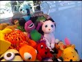 me winning a ton of licensed sugarloaf claw machine plush