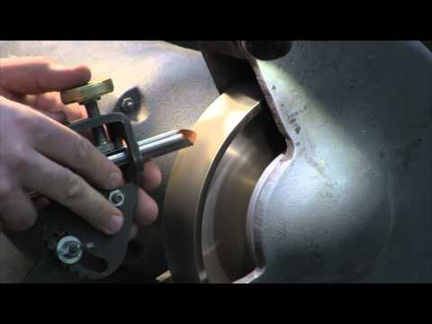 gouge - In HD - This is an introductory video on how to sharpen a woodturning bowl gouge with a swept back grind using a Oneway Wolverine Sharpening system. Thanks f...