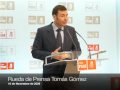 Rueda de Prensa Tomás Gómez