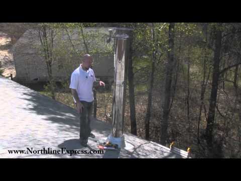 how to fasten stove pipe
