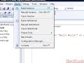 Visual C++: Creating an Executable (.exe) File