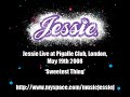 recorded live at pigalle club, london on may 19th 2008. the track is called 'sweetest thing'.