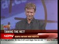 Ankit Fadia on NDTV Big Fight discussing Internet...