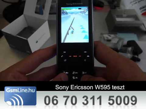 Sony Ericsson W595 teszt vide�