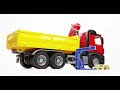 Miniature vidéo Camion benne MB Arocs avec grue