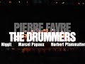 pierre favre the drummers

pierre favre � chris jaeger � markus lauterburg � lukas mantel � 
lucas niggli � marcel papaux � norbert pfammatter � fredy studer

live at theaterspektakel zurich 2007

all compositions by pierre favre


recorded at theaterspektakel zurich, switzerland
september 2, 2007
cameras: j�rg rufer, marianne rufer, aragorn frey, has frey
sound: polymedia records, kurt k�ffer, engineer
editing and dvd-production:juerg rufer

a dingo and fox production

� 2007, pierre favre

for more information see www.pierrefavre.ch