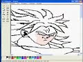 How to draw Broly dbz with mspaint
