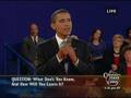 videos de Town Hall Debate - Final Question: What don't you know an...