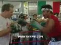 MANNY PACQUIAO OPEN MEDIA WORKOUT PT. 1