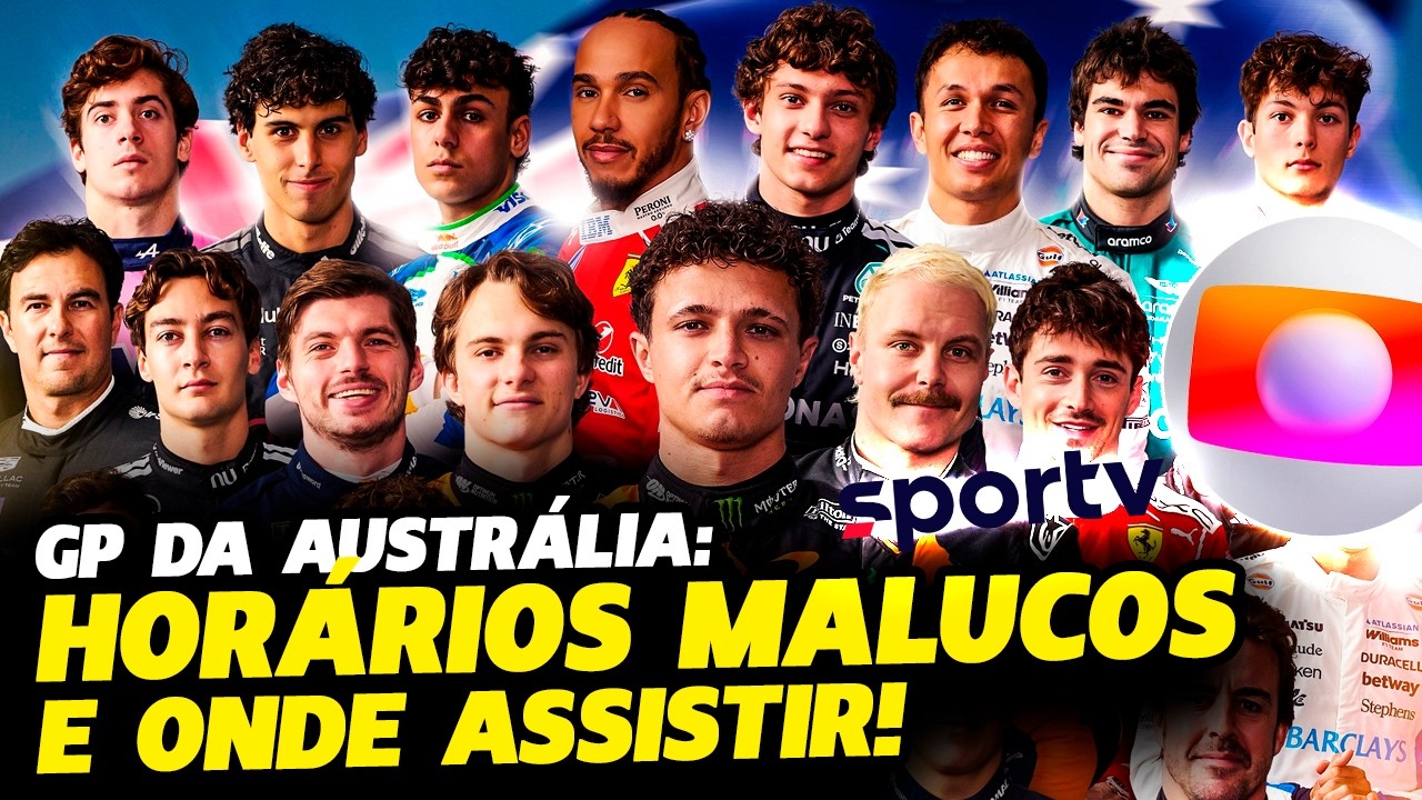 GP DA AUSTRÁLIA: HORÁRIOS MALUCOS E ONDE ASSISTIR À ESTREIA DA TEMPORADA 2026 DA FÓRMULA 1| GPEMCASA