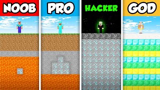 Roblox Mining Simulator Noob Vs Pro Vs Hacker