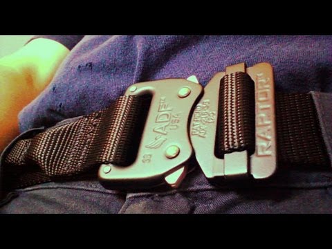 how to buckle a two loop belt