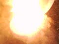 Teletubby burning gone wrong