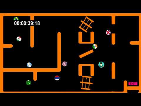 PRISON BREAK - Marble Race Maze Labyrinth with Countries 3